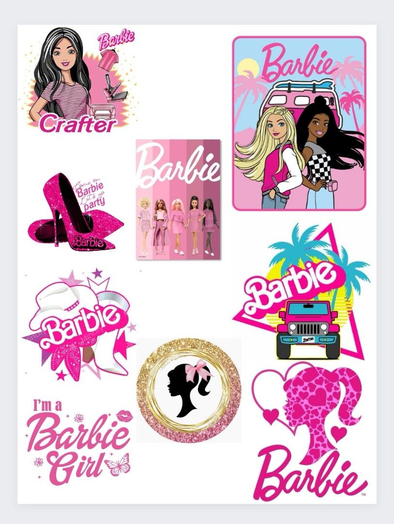 BARBIE STICKERS, Hobbies & Toys, Stationery & Craft, Art & Prints on ...
