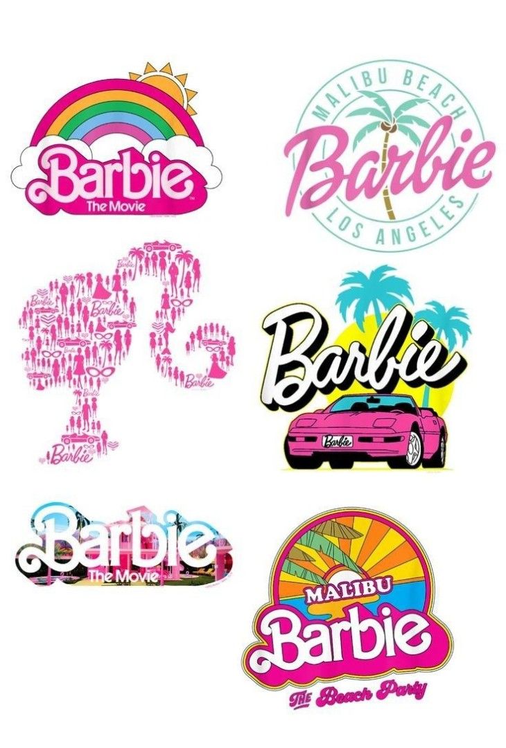 BARBIE STICKERS, Hobbies & Toys, Stationery & Craft, Art & Prints on