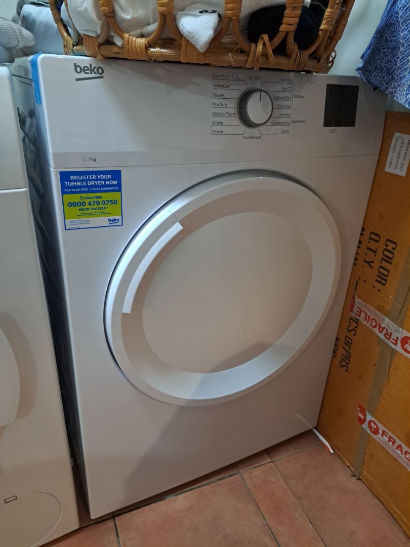Beko Dryer, TV & Home Appliances, Washing Machines and Dryers on Carousell