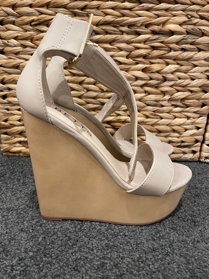 Betts nude wedges on sale