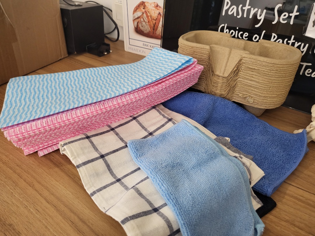 Big and small paper cup plastic cup with lids, boxes,cloth, Furniture ...