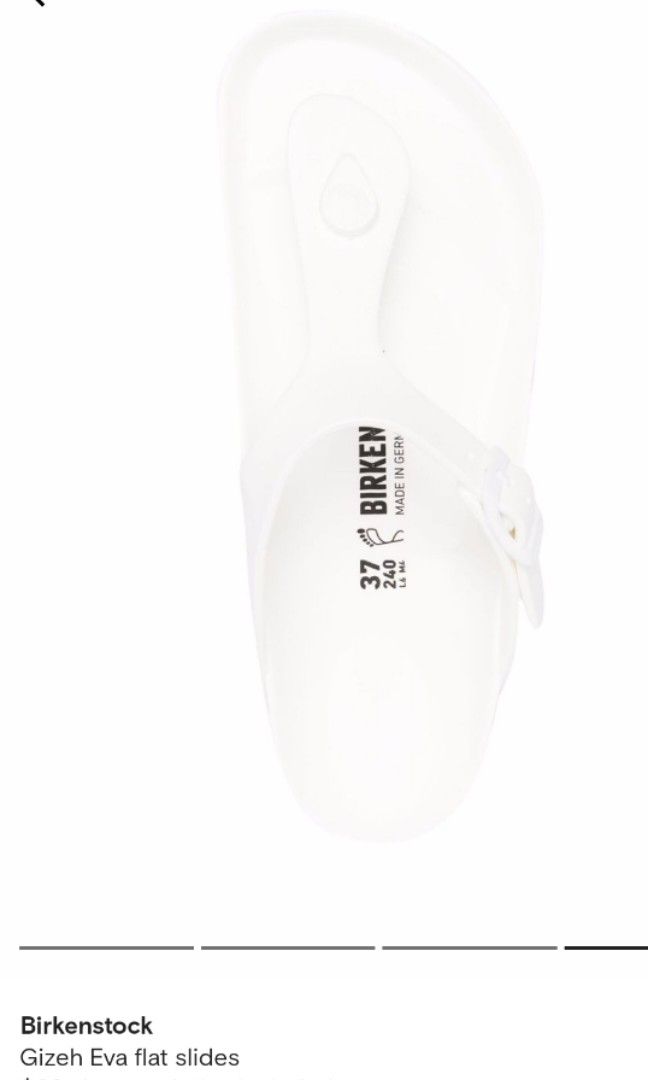 White shop rubber birkenstocks
