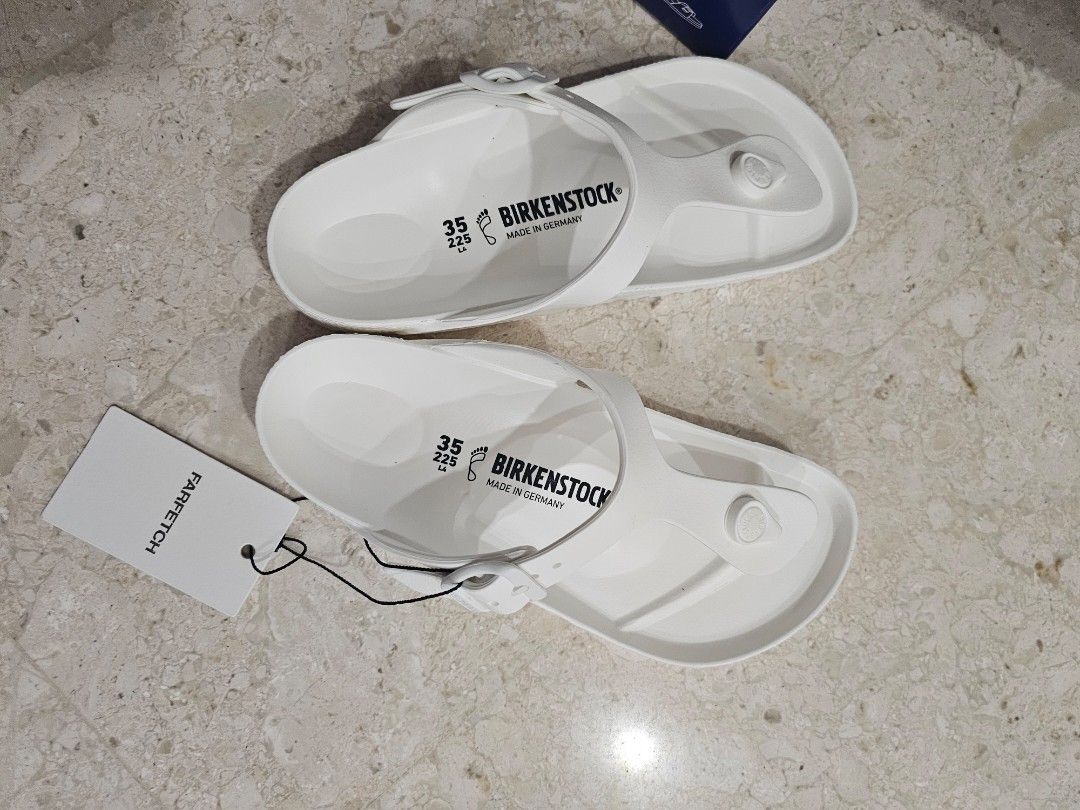 White birkenstocks clearance rubber