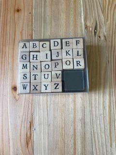 Block Alphabet Stamps