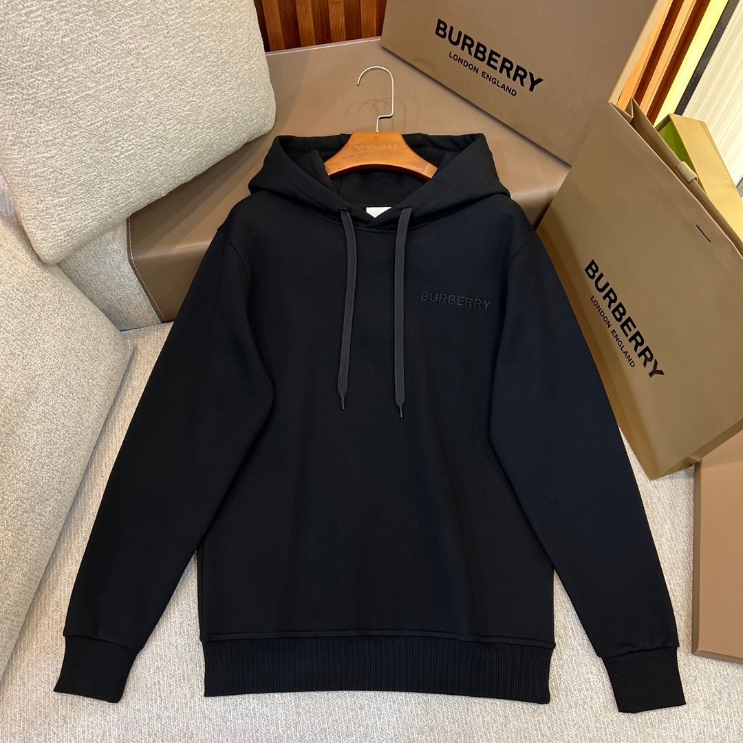 BN Authentic Burberry Plaid Cotton Hoodie