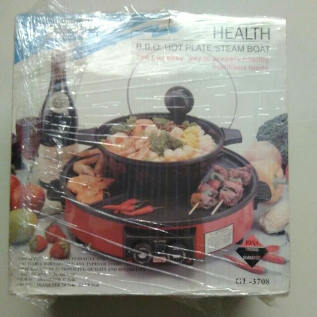 BNIB Iona bbq hot plate steamboat steam boat, TV & Home Appliances
