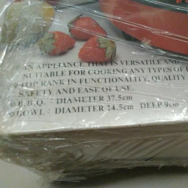 BNIB Iona bbq hot plate steamboat steam boat, TV & Home Appliances