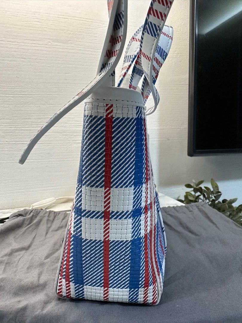 Red white blue bag balenciaga outlet