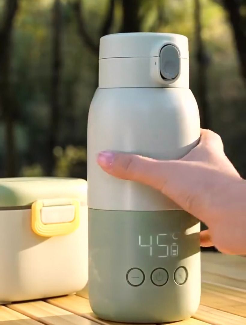 Bottle for hot milk top