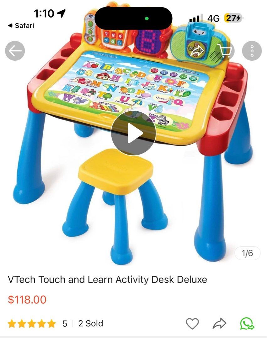 Vtech touch & on sale learn activity table