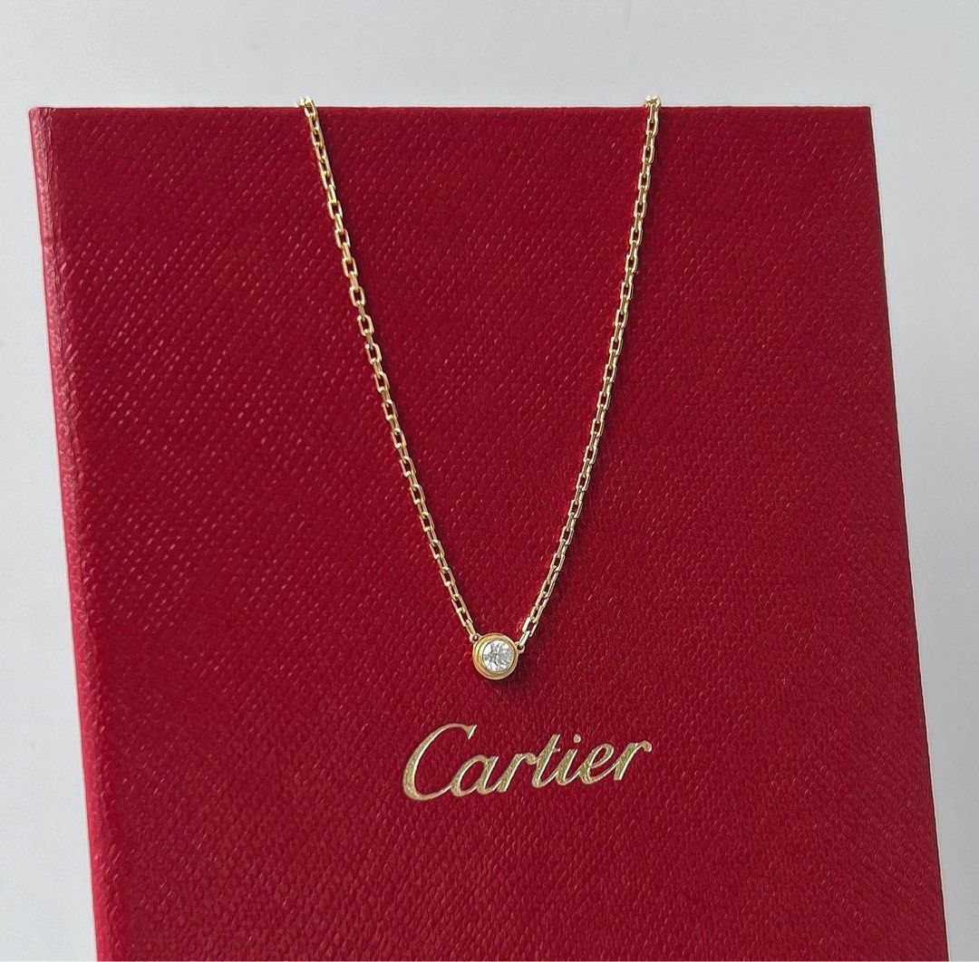 Cartier D amour Necklace Yellow Gold Women s Fashion Jewelry