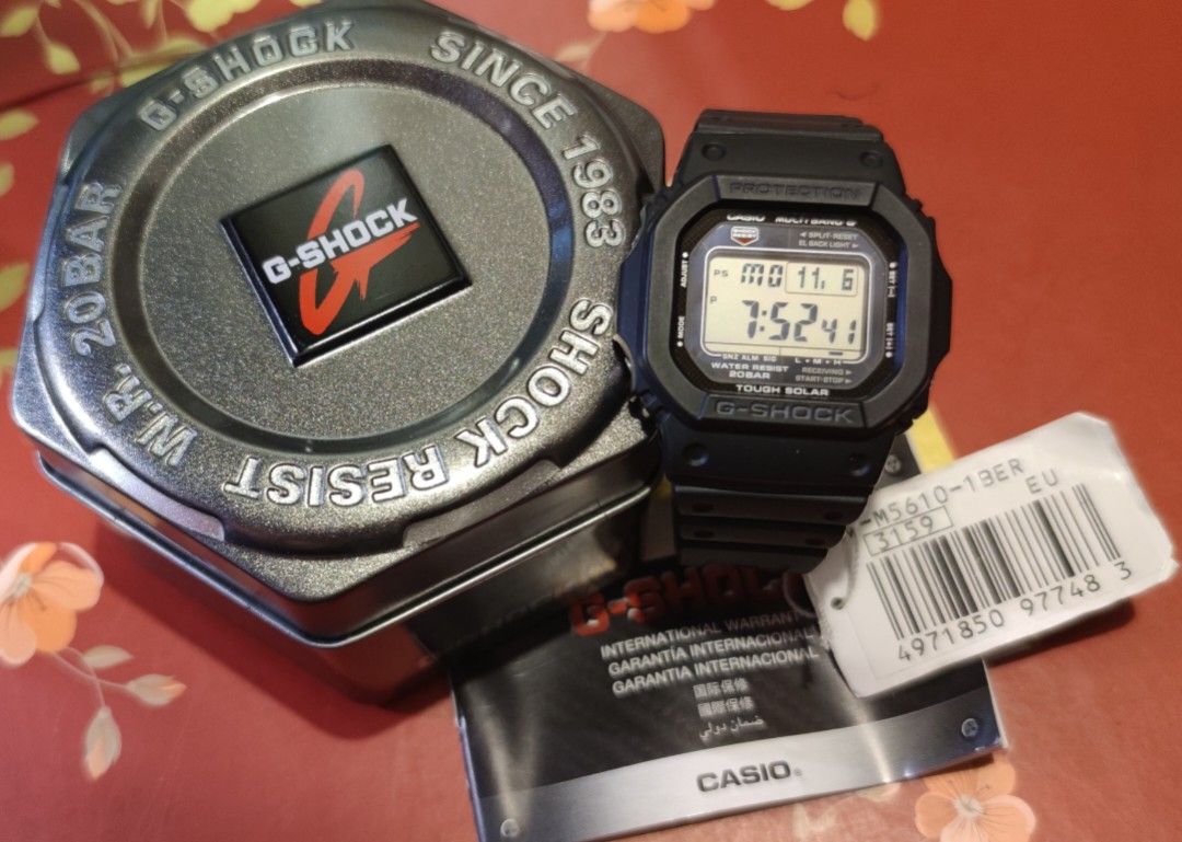 Casio 手錶：全新Casio G-shock （3159） GW-M5610-1BER（特特價