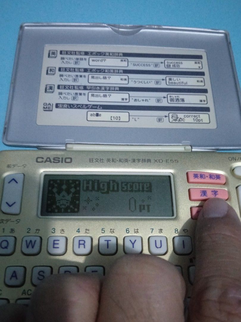 Cacio Dictionary CASIO XD-E55 Electronic Dictionary, Computers & Tech, Office & Business ...