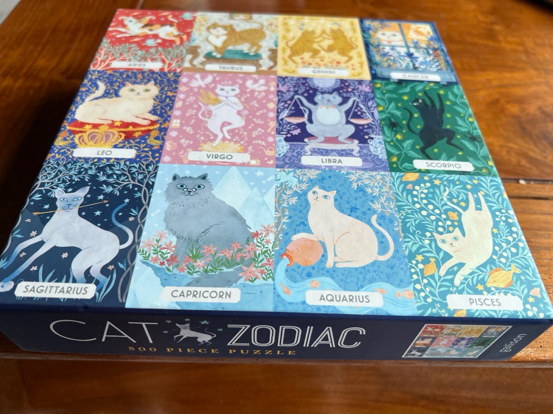 Cat Zodiac 500 Piece Puzzle