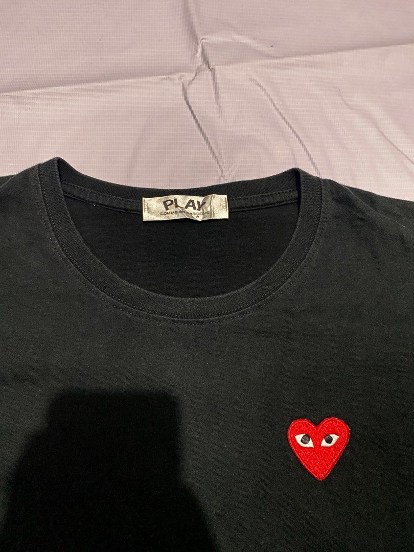 Cdg black shirt top