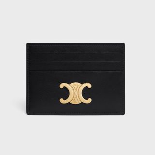 Shop CELINE Triomphe Clutch with chain in triomphe canvas and lambskin  (10E382CBX.01TA, 10E382CBX.04LU) by LA_Noelle