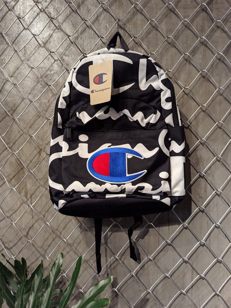 Champion supercize 2.0 top black & white backpack