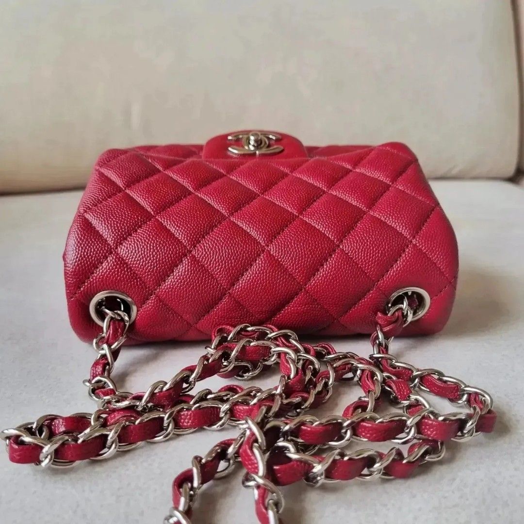 Chanel 17b cheap red mini