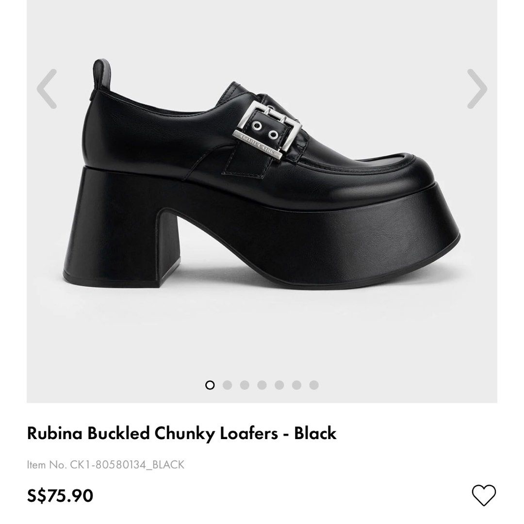 Chunky black sales platform shoes