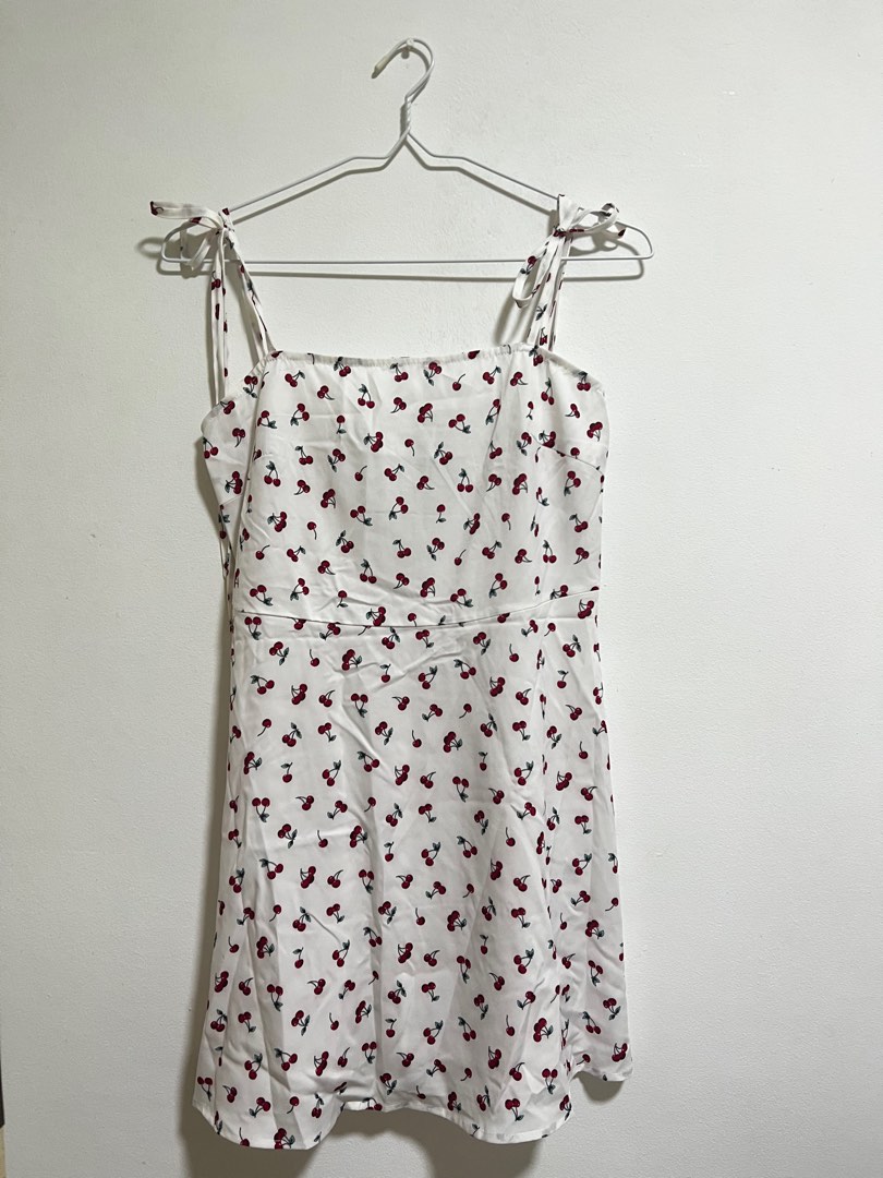 Cherry shop print sundress