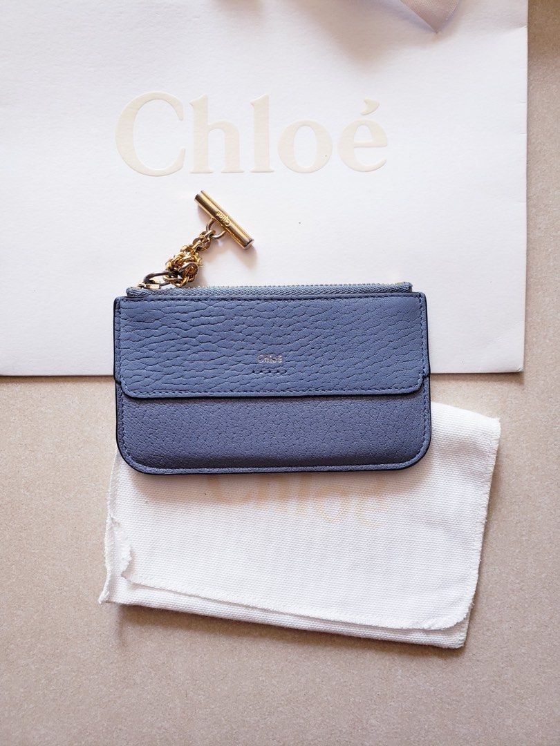 Chloe Drew Zip Cardholder Small Compact Wallet Chloe