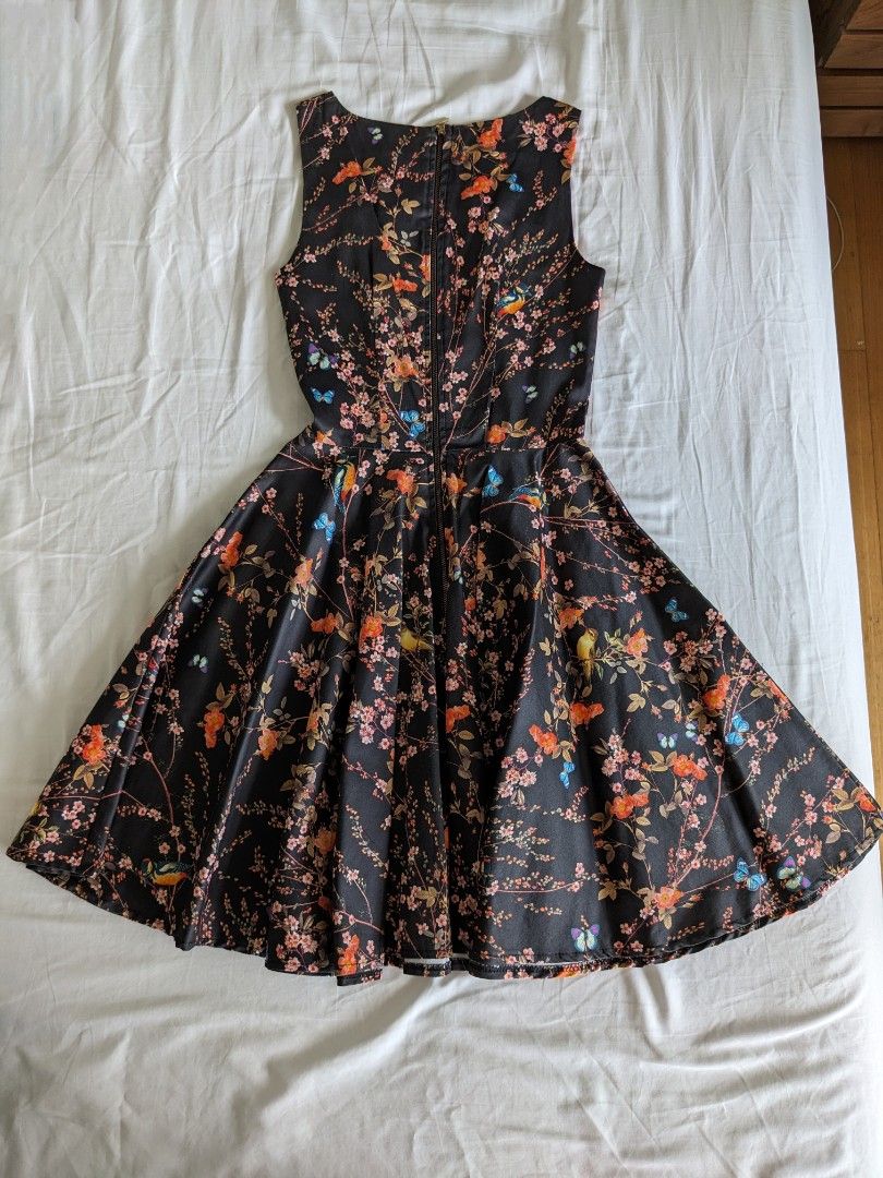 Cute black skater sales dress