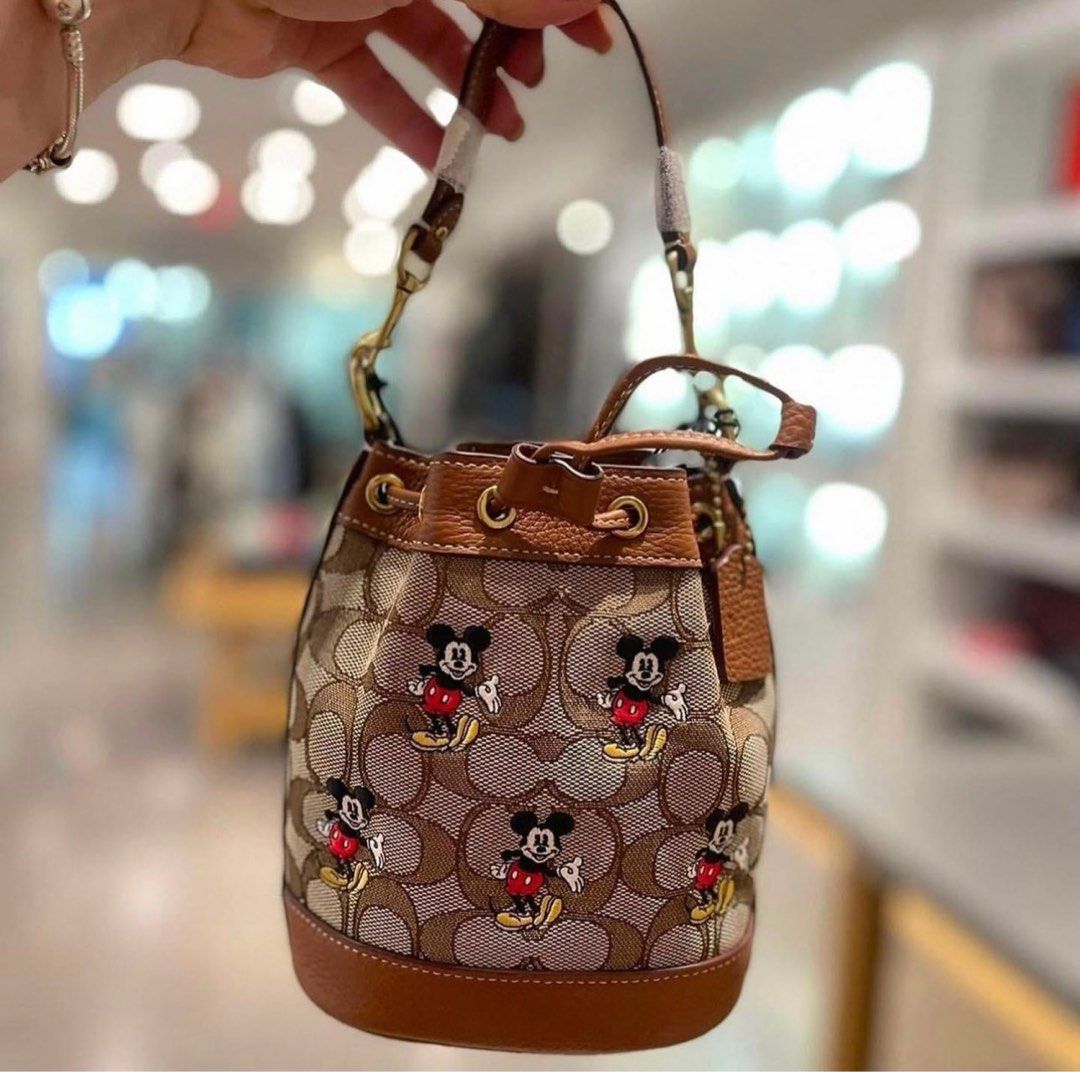 Coach mickey sale mouse sling bag