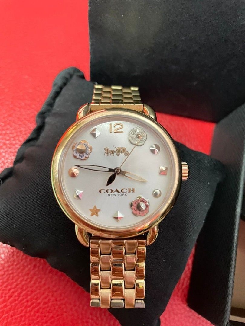 Coach best sale flower watch