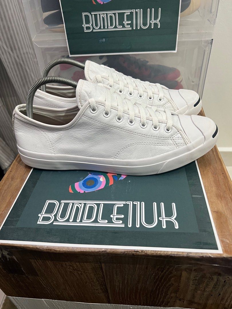 Converse Jack Purcell Tumbled Leather White 11UK Everything Else
