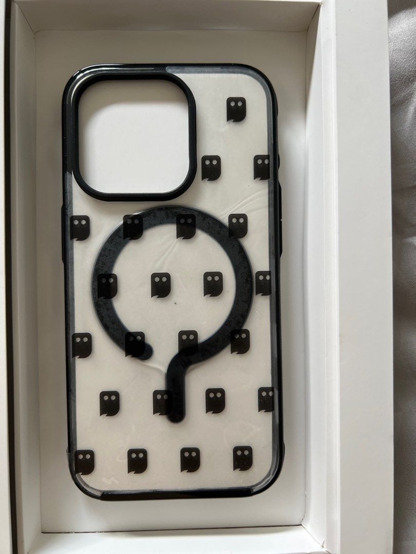 CozyNestCYMagnetic Cute Bow Ghost Spooky Case For IPhone 15 Pro Max