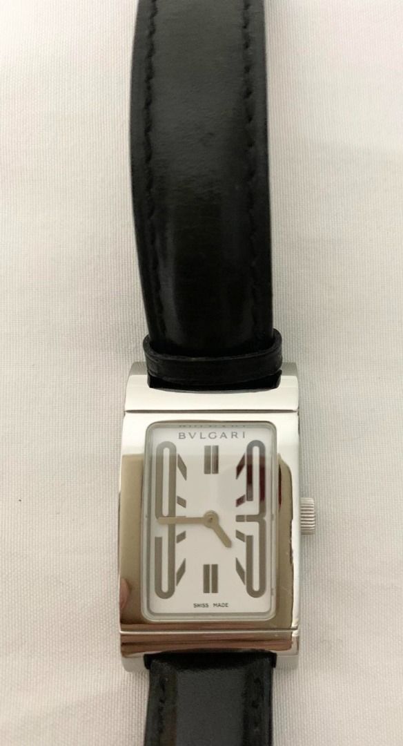 Bvlgari outlet silver watch