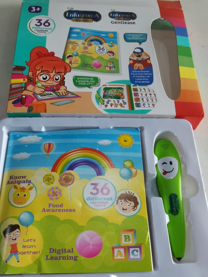 Digital learning (Category: Educational & Learning Toys) located in Kuala Lumpur. Submitted by yanhs (Listing ID 1264142638, Image 2). Description: Suit for kid from 2 years old for basic learning about food, animal, sea, farm, beach, season, color, puzzle and many more. New battery free to you. DIY selling at RM25++..