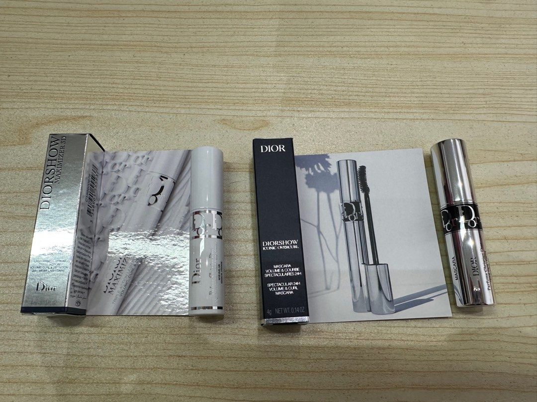Dior mascara sample set, Beauty & Personal Care, Face, Makeup on Carousell