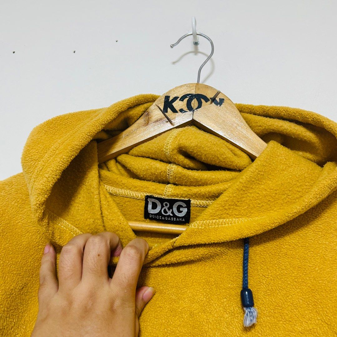 Dolce gabbana store yellow hoodie
