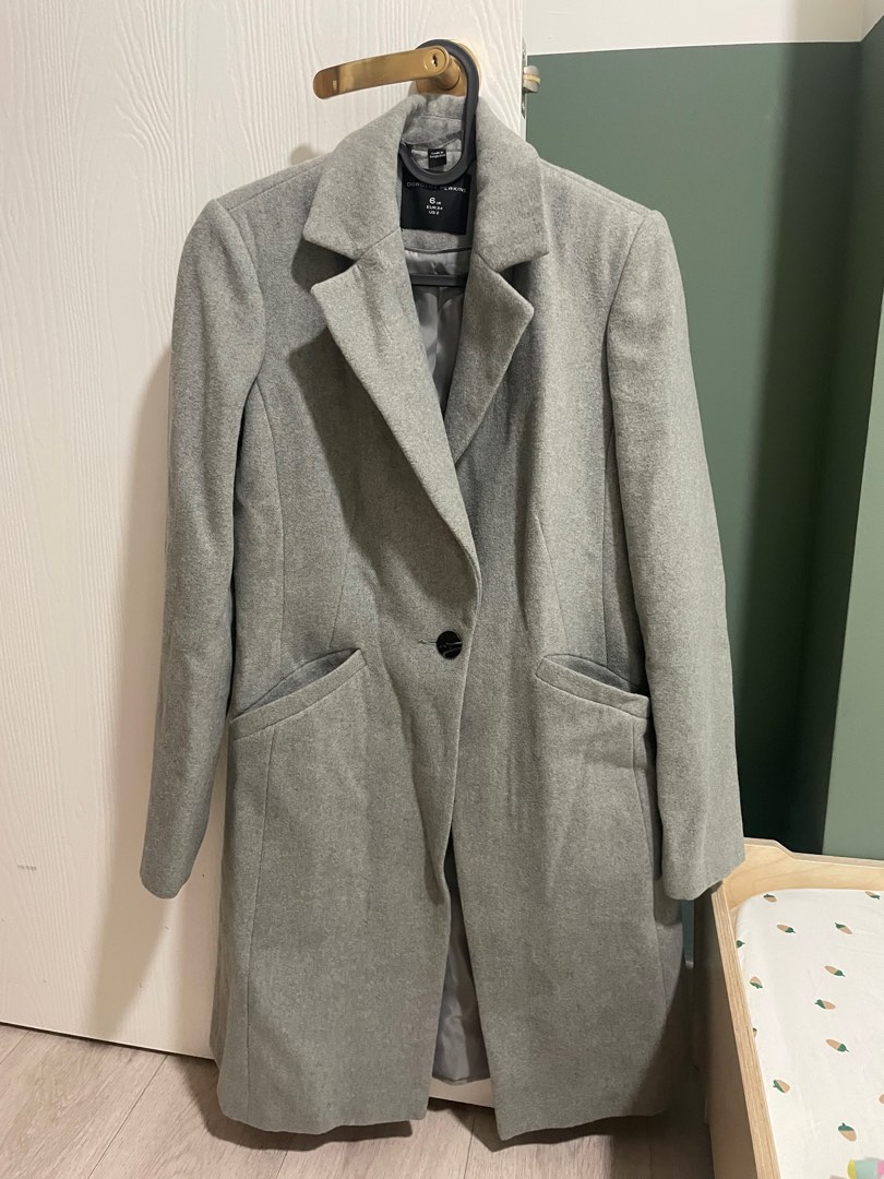 Dorothy Perkins Coat Grey Women s Fashion Coats Jackets and