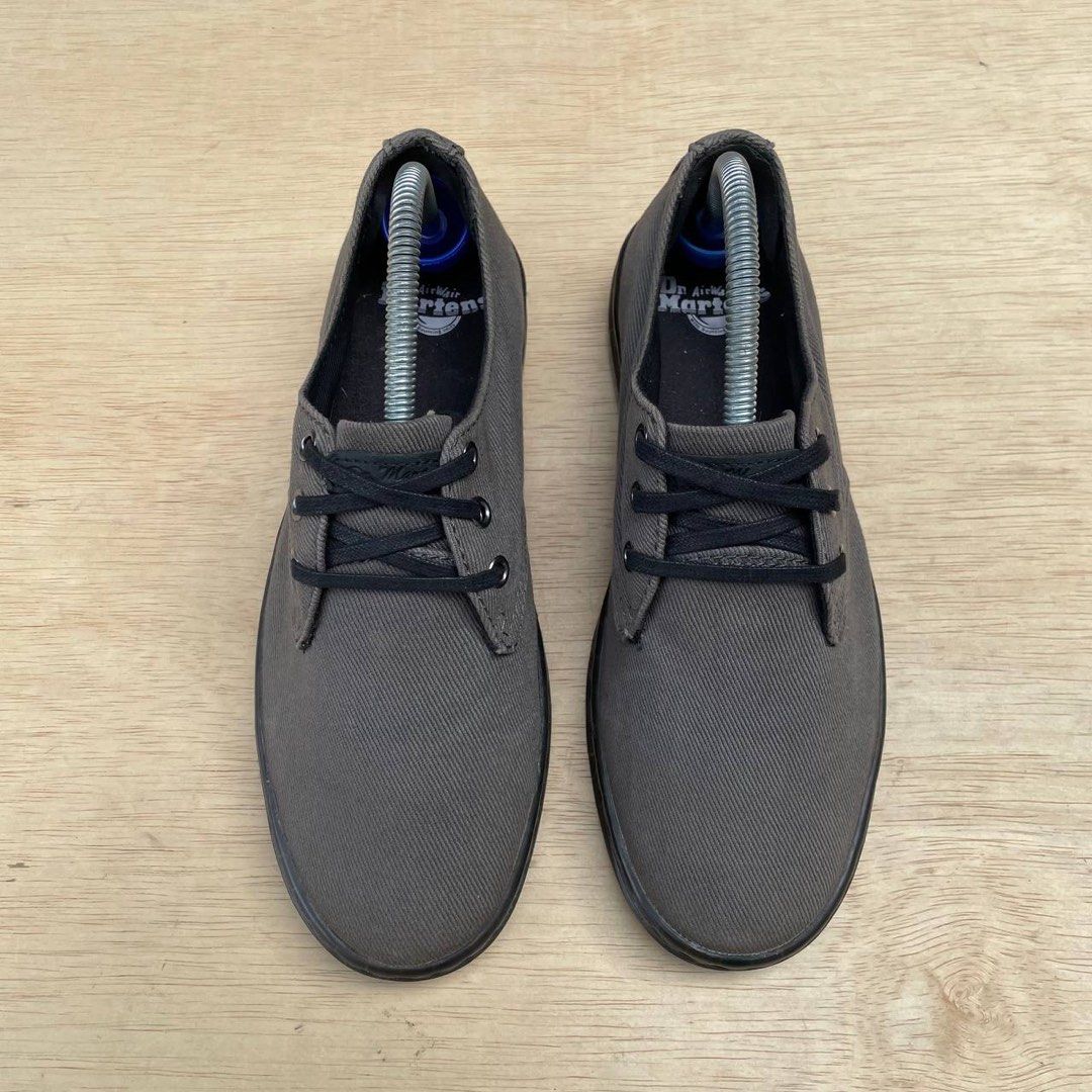Dr MaRtens Delray Canvas Grey 6UK 25cm RM14O Men s Fashion