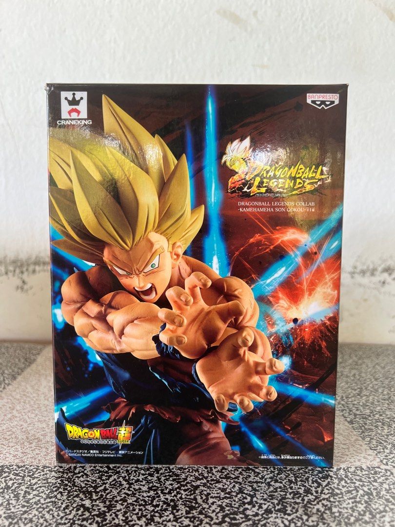Figura Banpresto Dragon Ball Legends - Son Goku Kamehameha, Colección Colaboración