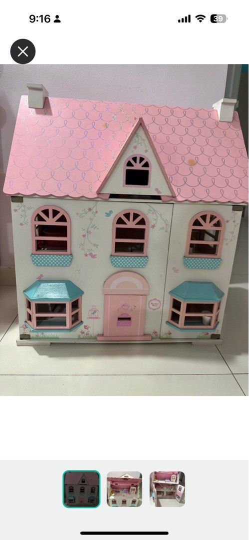 Elc wooden outlet dolls house