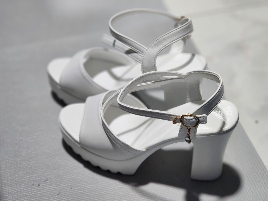 White cheap jeweled sandals