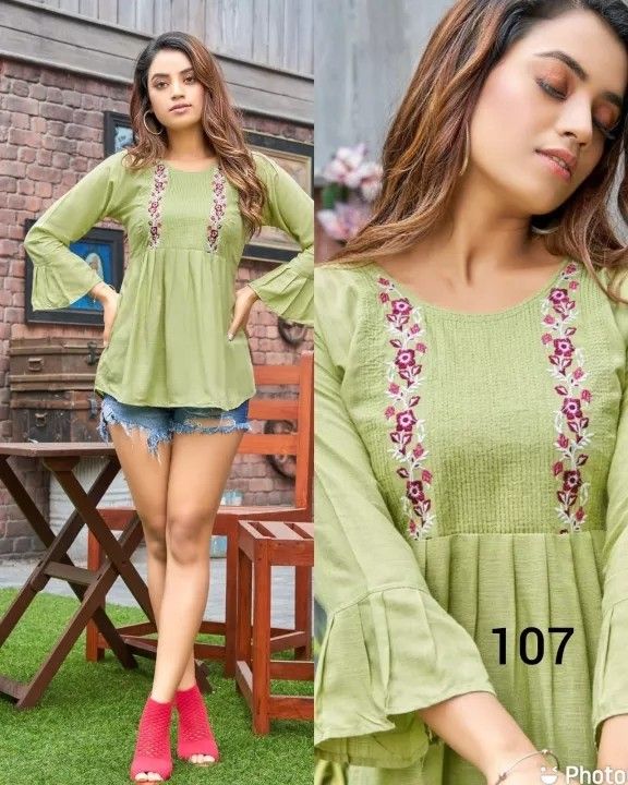 Frock style short tops outlet