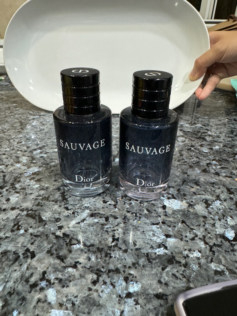 Dior sauvage top empty bottle