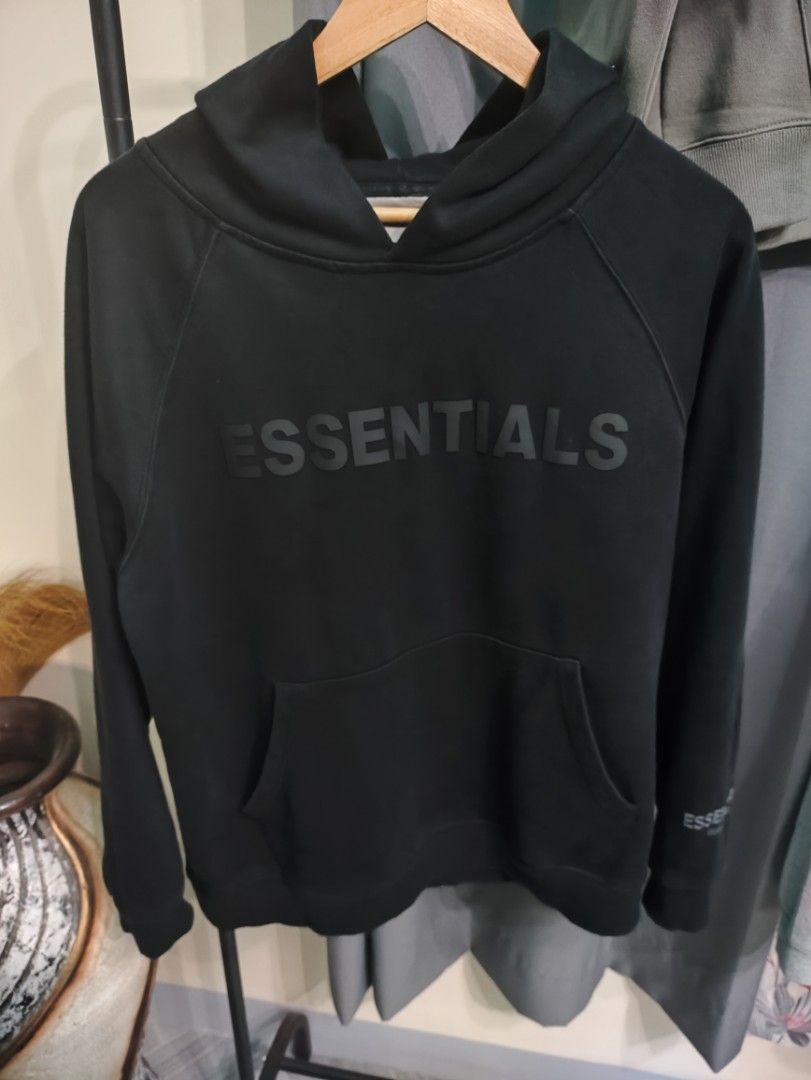 Essentials hoodie, Men's Fashion, Tops & Sets, Hoodies on Carousell