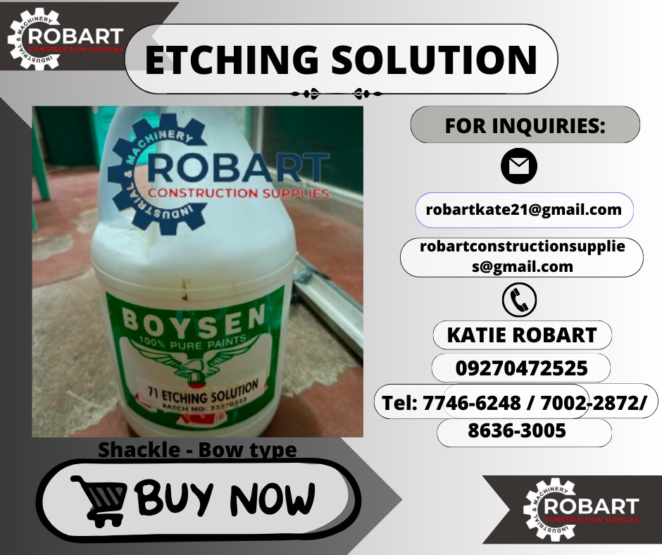ETCHING SOLUTION, Commercial & Industrial, Construction Tools