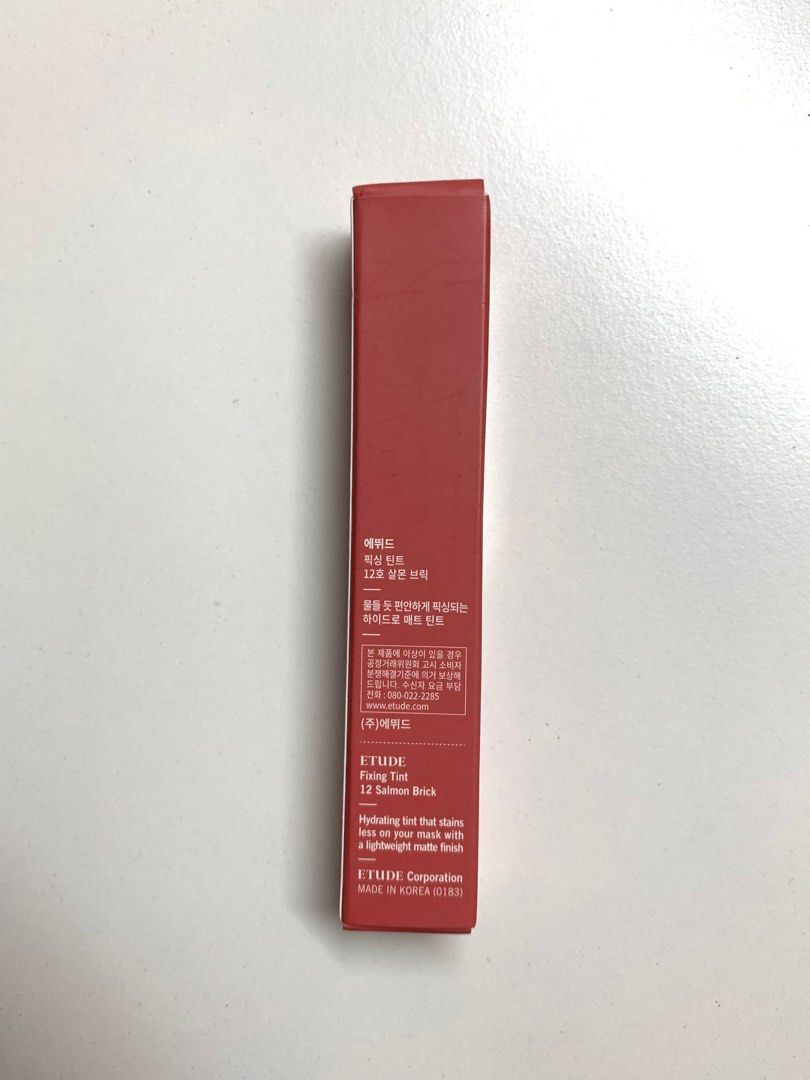 Etude House Fixing Tint (Code Salmon Brick), Beauty & Personal Care