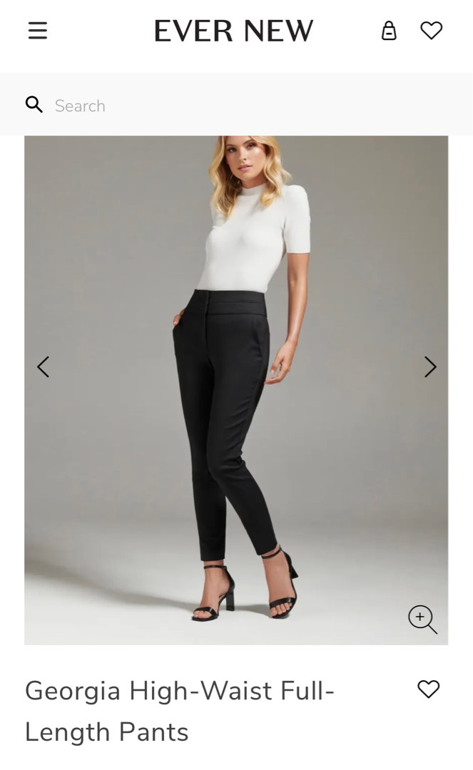 Georgia high waist full length pants sales