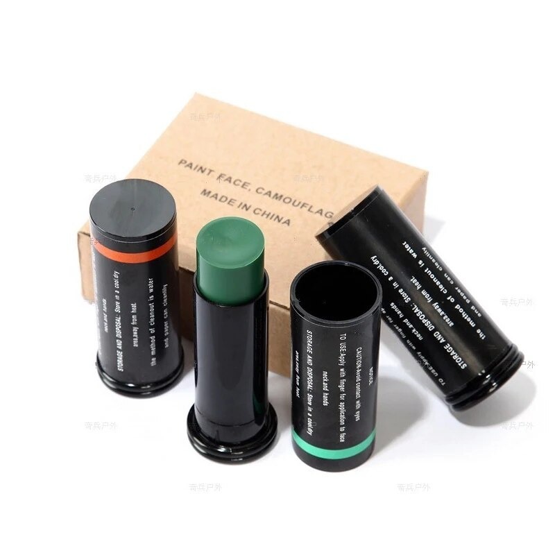 Face Bionics Camouflage Paint Army Fans Special-Purpose Three Color Oil ...