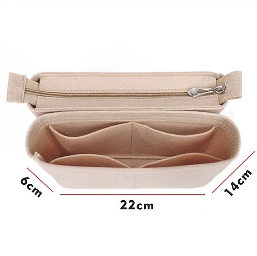 Felt Cloth Handbag Insert Bag Makeup Organizer Travel Portable Cosmetic  Bags Storage Bag Inner Purse Fits in Speedy Neverfull