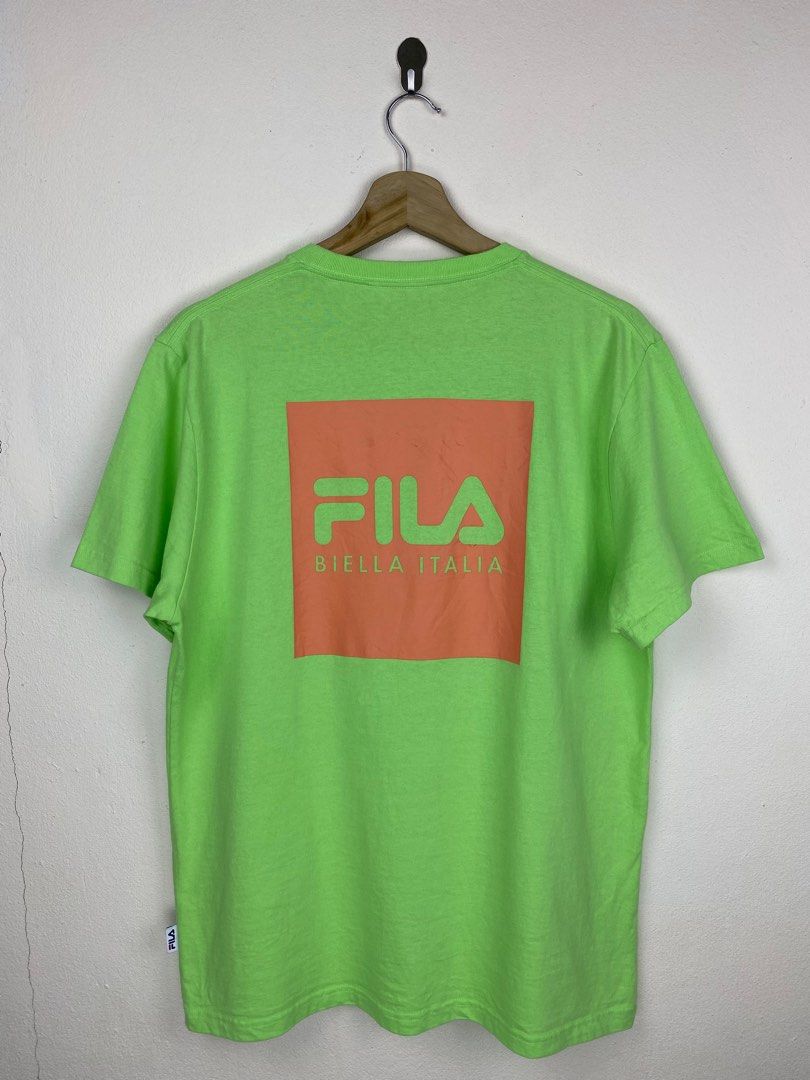 Lime green sale fila shirt