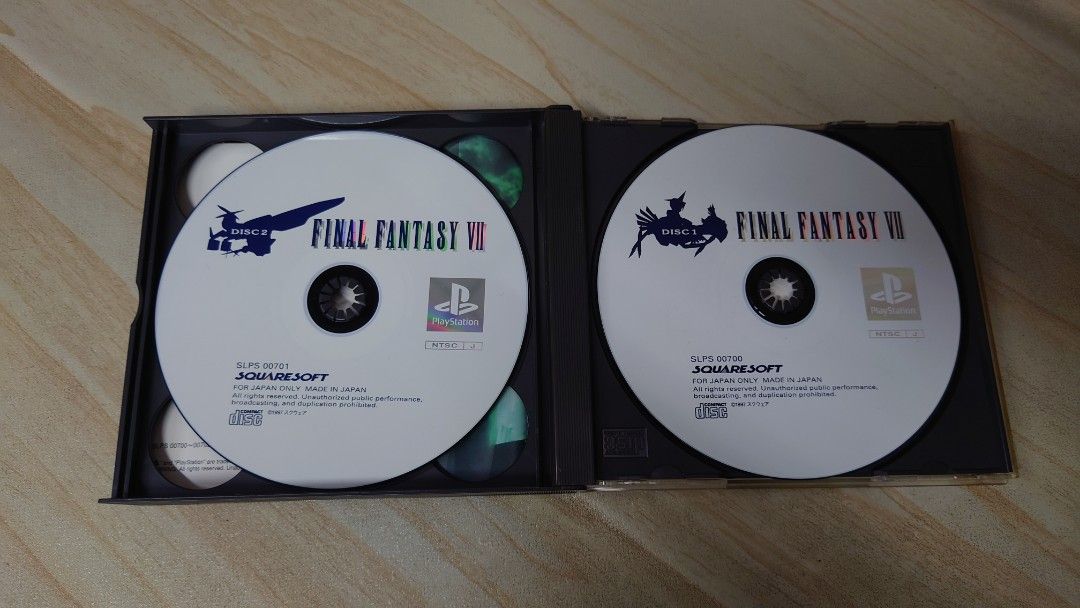 Final Fantasy VII (Sony PlayStation 1， 1997) ***TESTED*** 海外 即決-