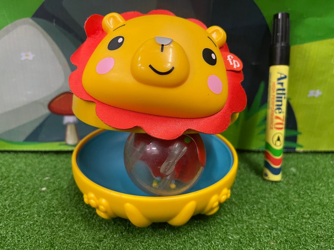 Fisher price bat clearance and wobble lion